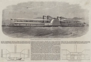 Regierungstruppendampfer für den unteren Indus